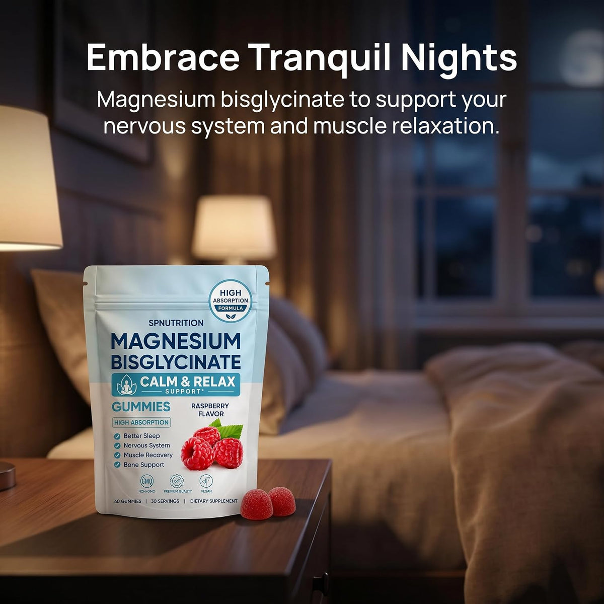 SPNutrition Magnesium Bisglycinate Gummies